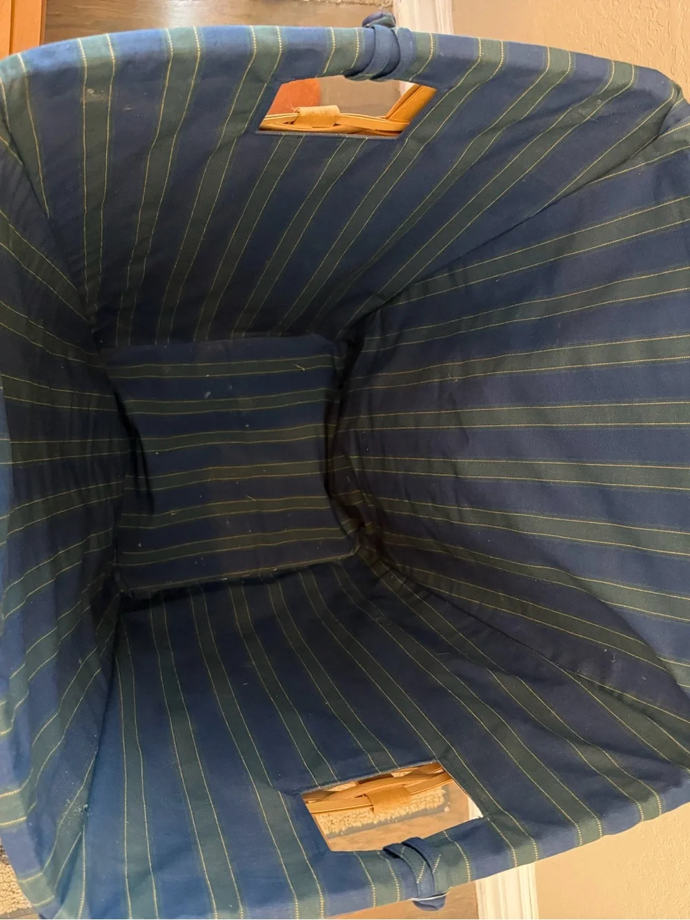 Longaberger Large Hostess Laundry Hamper 22” Tall with Lid Liner & Protector